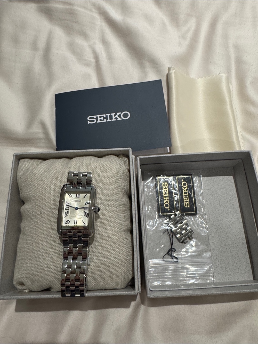 Seiko Essentials Stainless Steel Watch SWR083